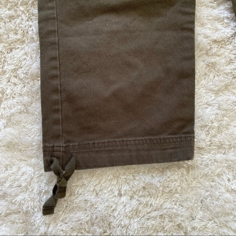 Coldwater Creek Brown High Rise Straight Leg Cropped Ankle Pants - Picture 3 of 10